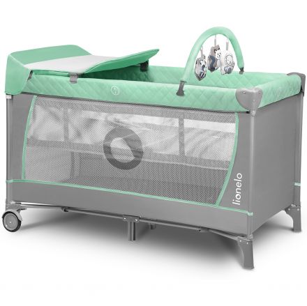 Детский манеж Lionelo Flower Turquoise